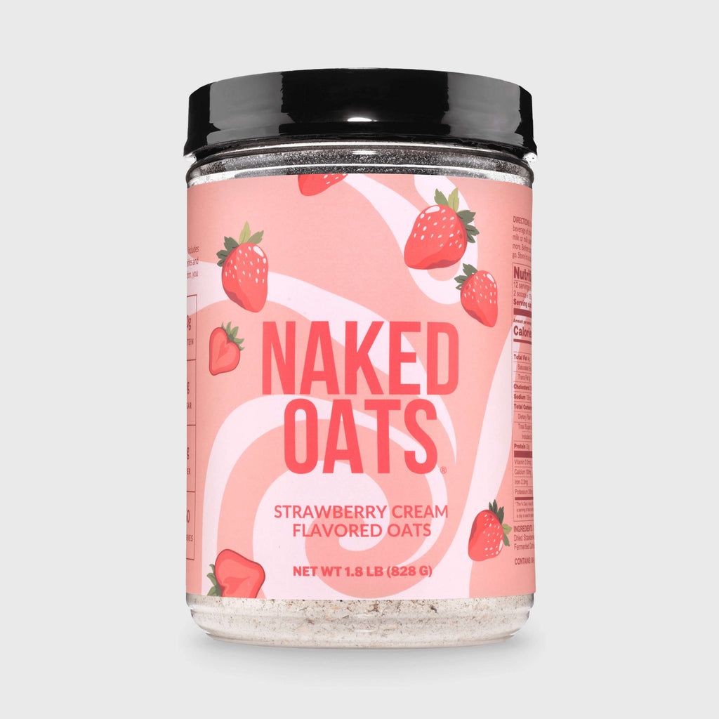 Strawberry Cream Protein Oats - Strawberry Cream for Simple Oatmeal and Breakfast Routines