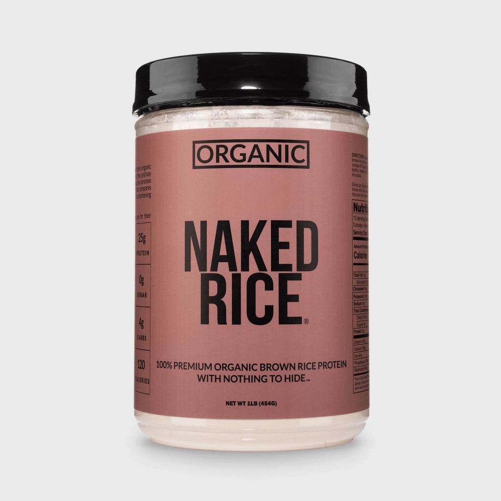 Organic Brown Rice Protein Powder 1lb - Unflavored 1LB Made for Shakes, Smoothies and Recipes