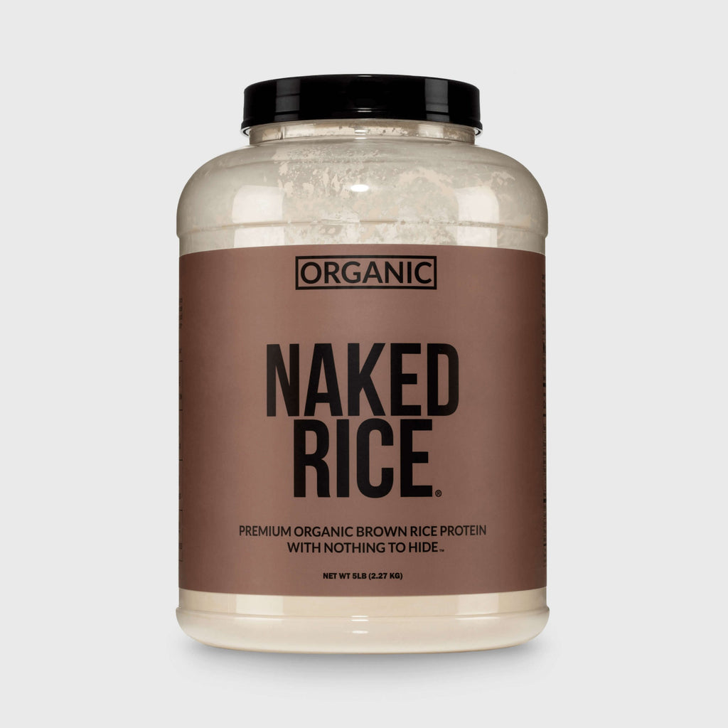 Organic Brown Rice Protein Powder - 5LB Unflavored Made for Shakes, Smoothies and Recipes