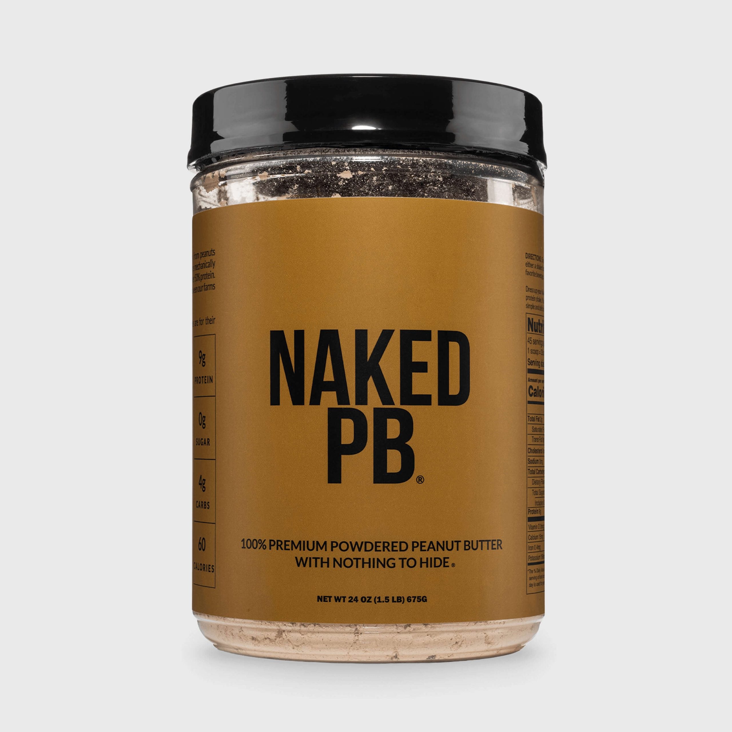 Powdered Peanut Butter - PB - 1.5 LB Made for Shakes, Smoothies and Recipes