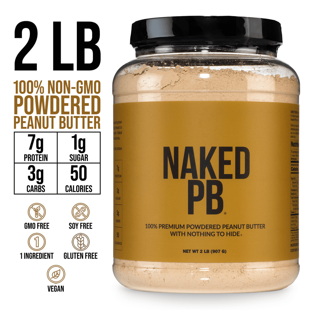 Powdered Peanut Butter - PB - 2 LB Made for Shakes, Smoothies and Recipes