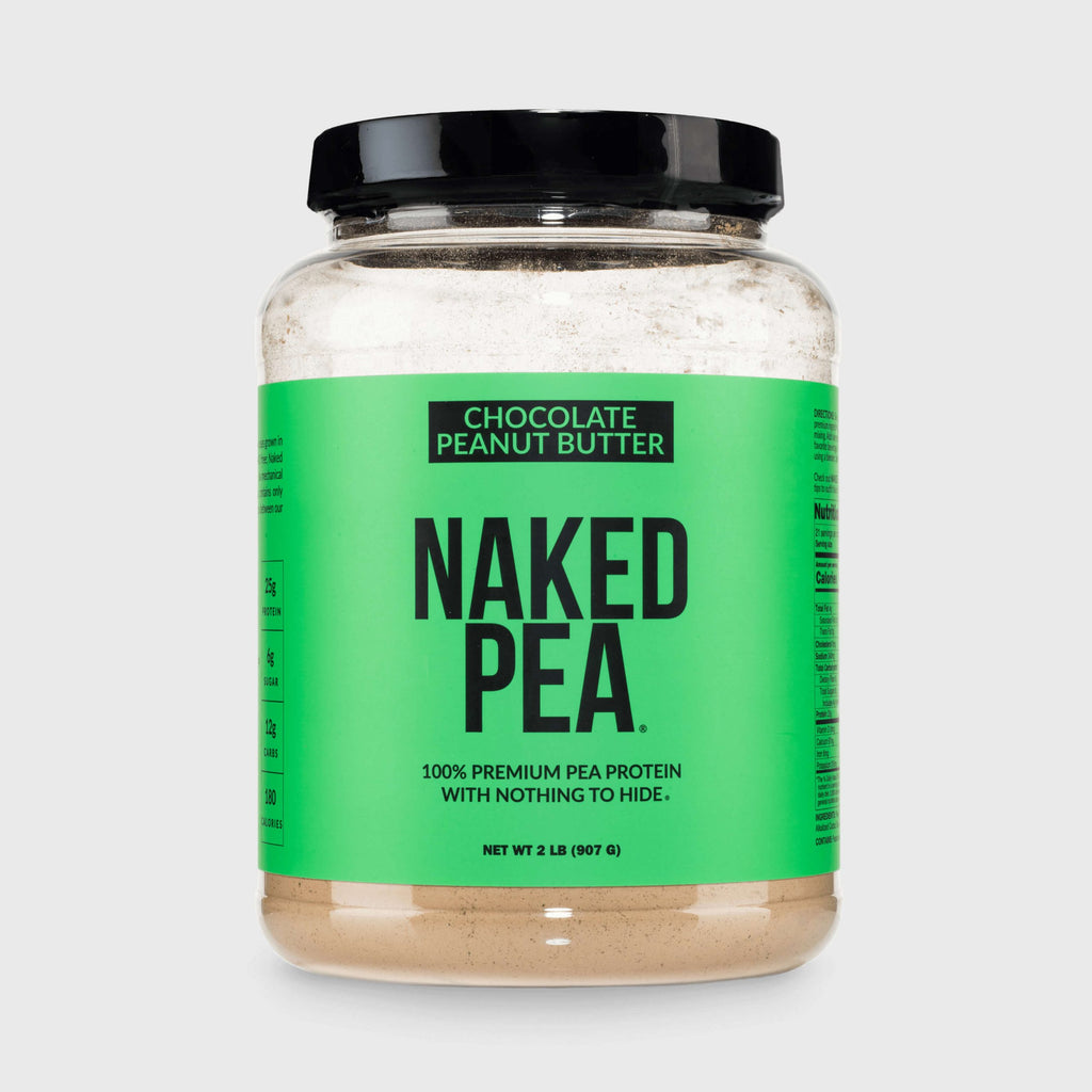 Chocolate Peanut Butter Pea Protein Powder - Chocolate PB - Chocolate Formula Made for Shakes, Smoothies and Recipes