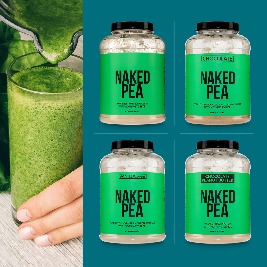 Chocolate Peanut Butter Pea Protein Powder - Chocolate PB - Chocolate Formula Made for Shakes, Smoothies and Recipes