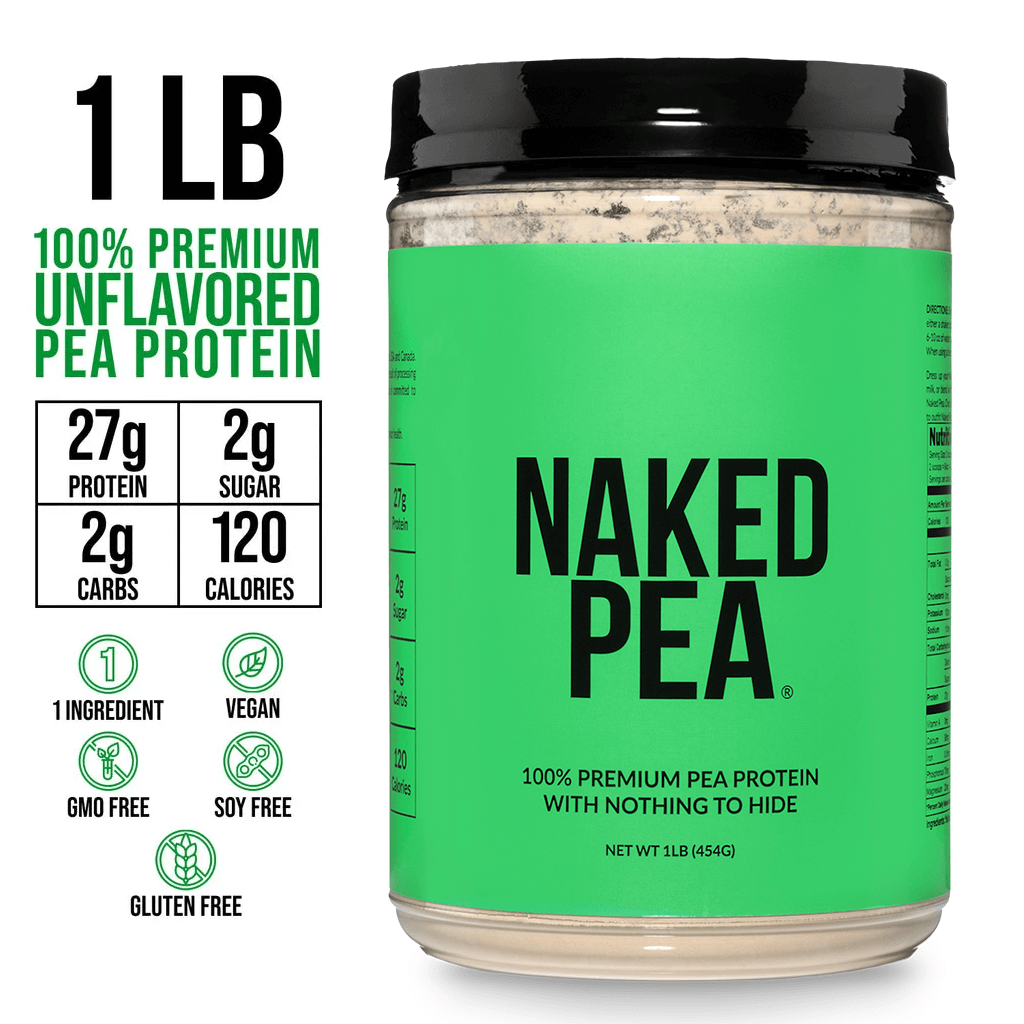 Pea Protein Powder 1lb - Unflavored Made for Shakes, Smoothies and Recipes