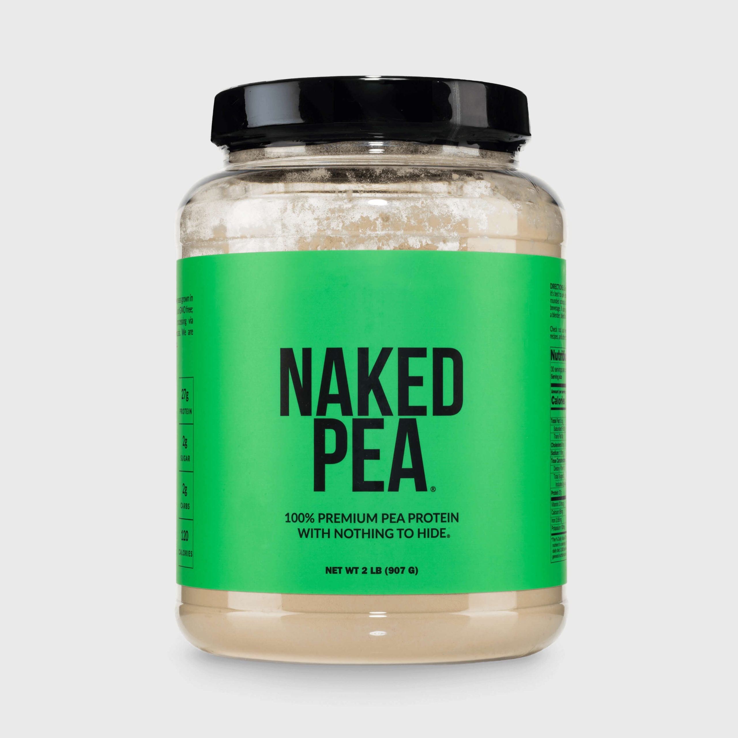 Pea Protein Powder - Unflavored - Standard Size Made for Shakes, Smoothies and Recipes