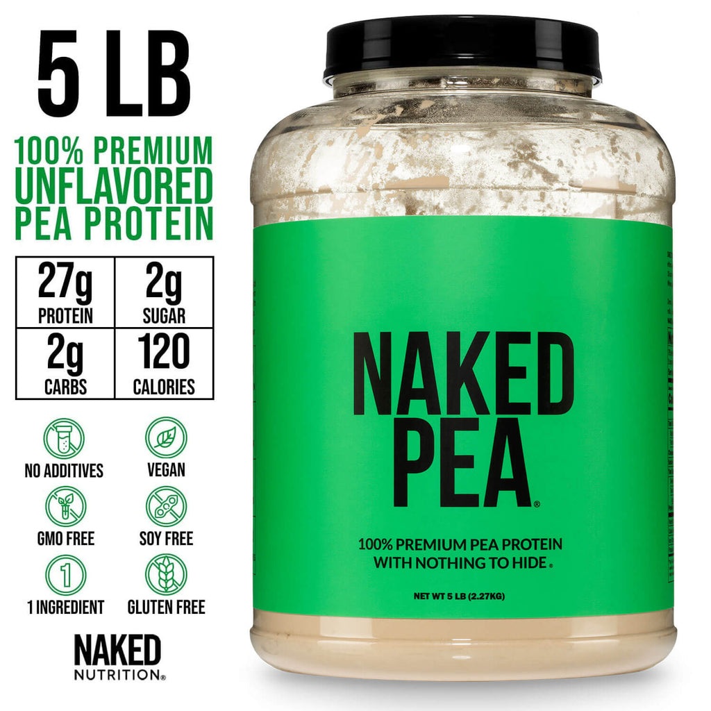 Pea Protein Powder - Unflavored - Value Size Made for Shakes, Smoothies and Recipes