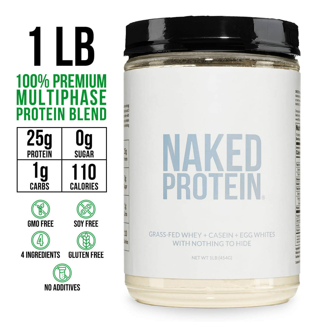 Protein Powder Blend - 1LB Egg Whey and Casein Protein Blend - 1LB Made for Shakes, Smoothies and Recipes