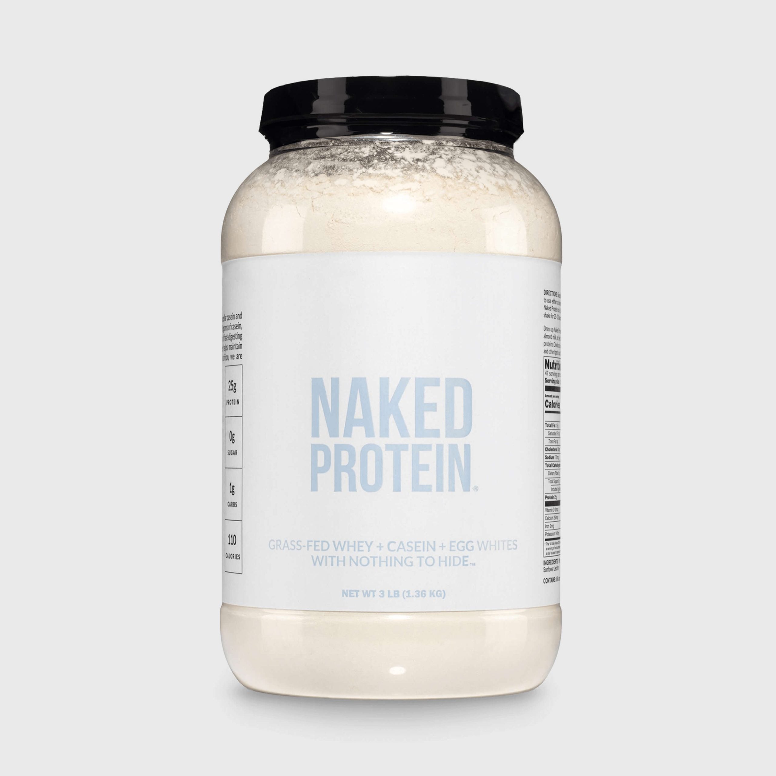 Protein Powder Blend - 3LB Egg Whey and Casein Protein Blend - 3LB Made for Shakes, Smoothies and Recipes