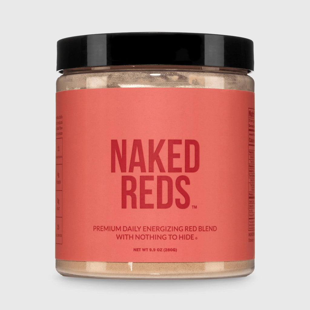 Red Fruit and Vegetable Blend Powder Made for Flexible Home or Travel Use