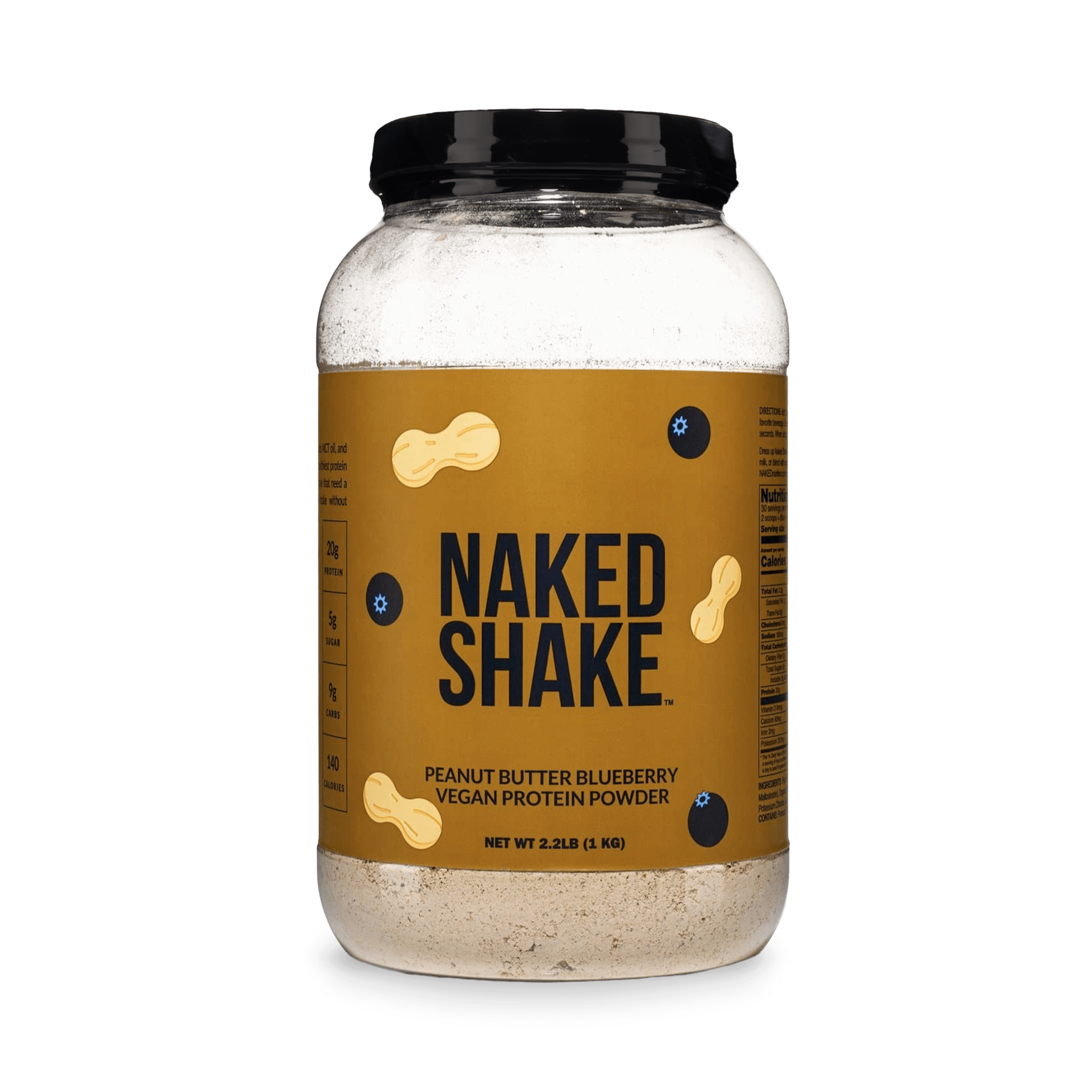 PB Blueberry Vegan Protein - PB Blueberry Made for Flexible Home or Travel Use