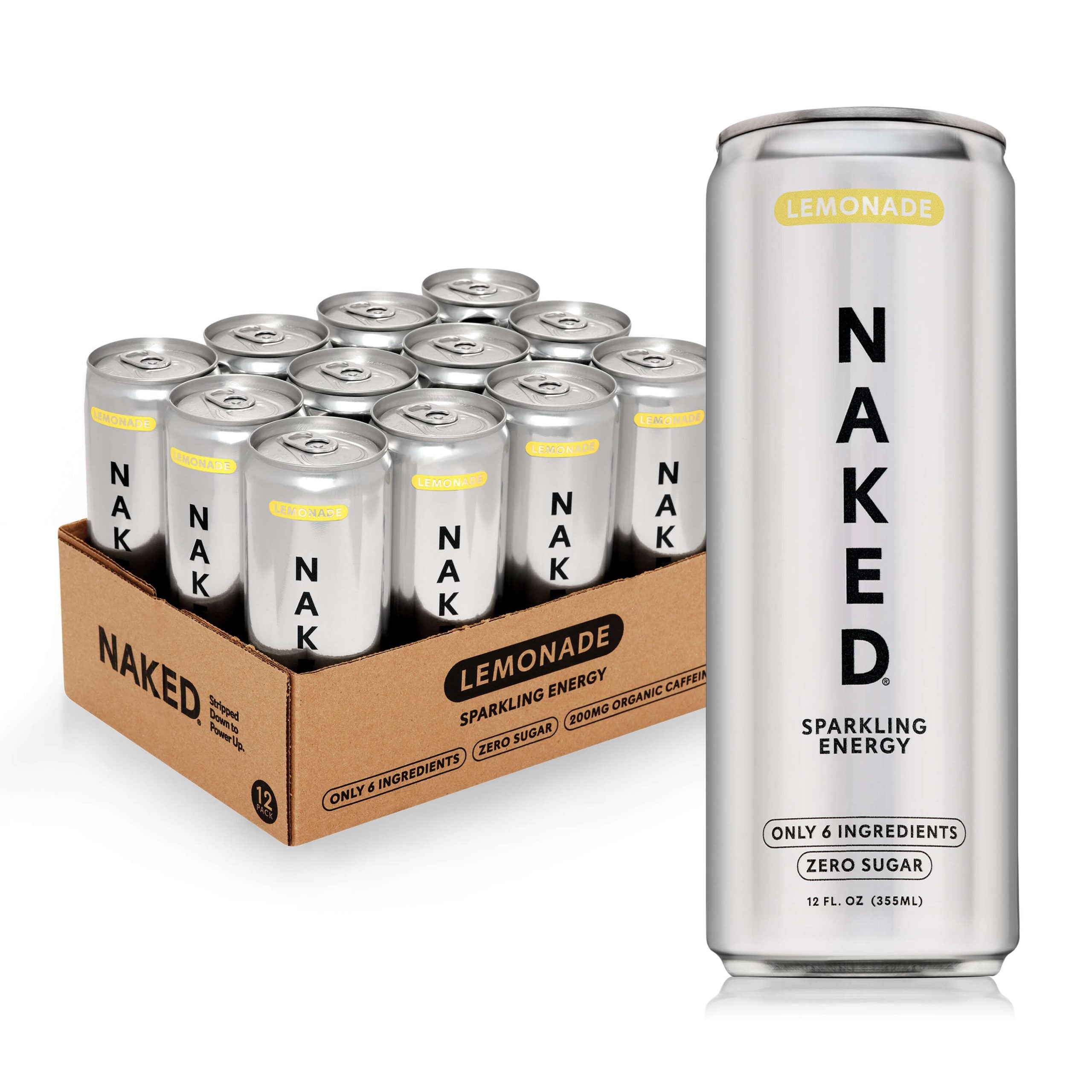 Lemonade Naked Sparkling Energy - Lemonade Made for Quick and Simple Drink Routines