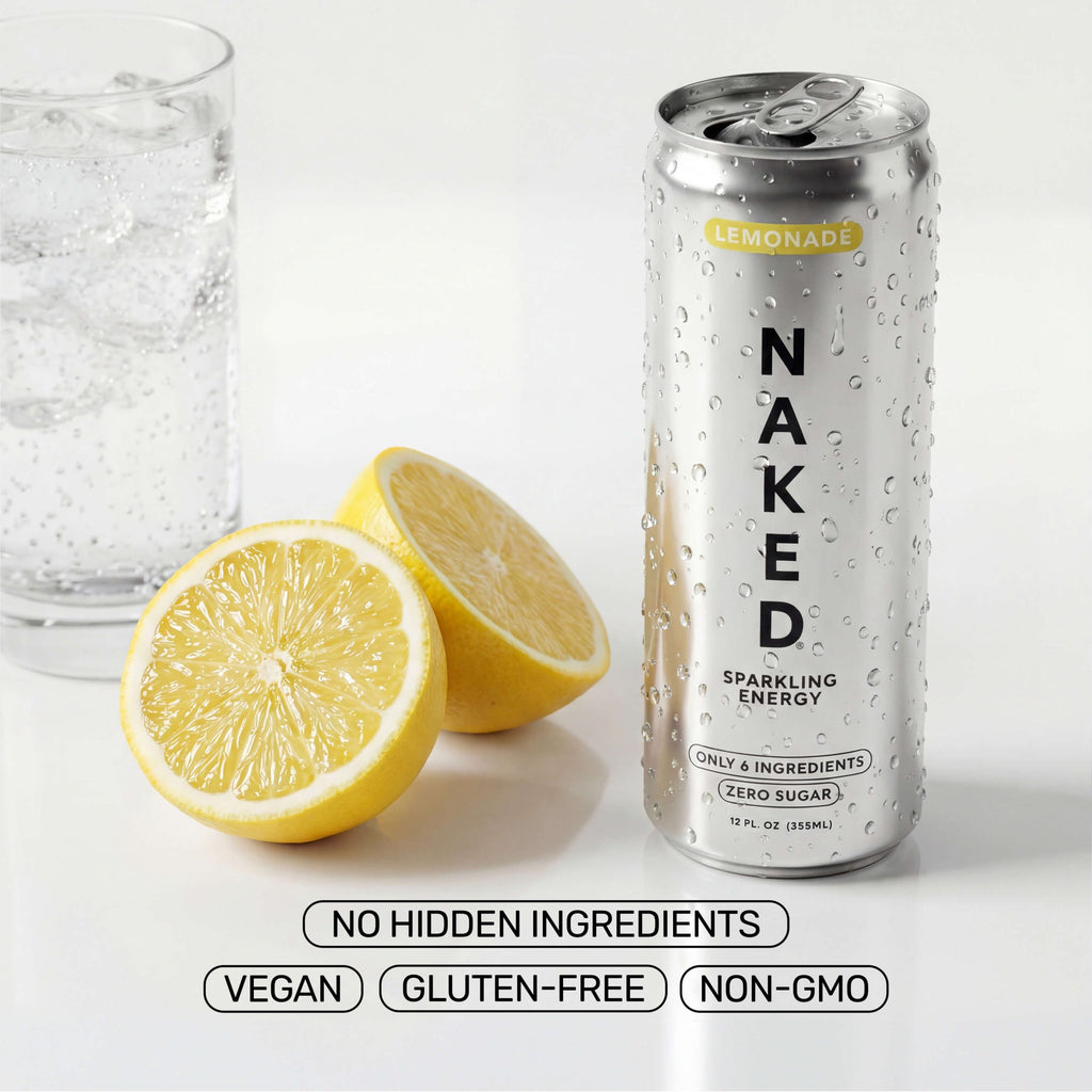 Lemonade Naked Sparkling Energy - Lemonade Made for Quick and Simple Drink Routines