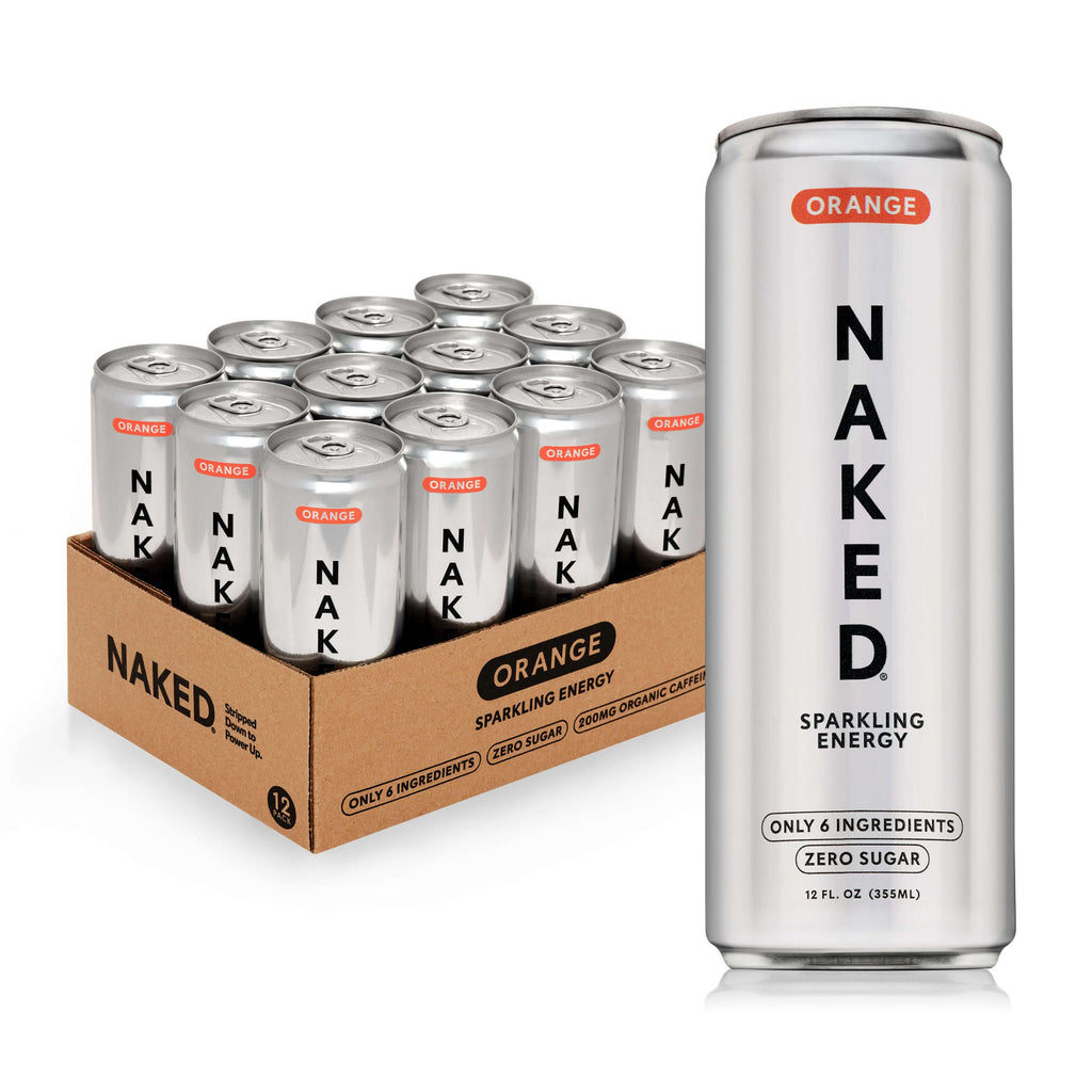Orange Naked Sparkling Energy - Orange Made for Quick and Simple Drink Routines