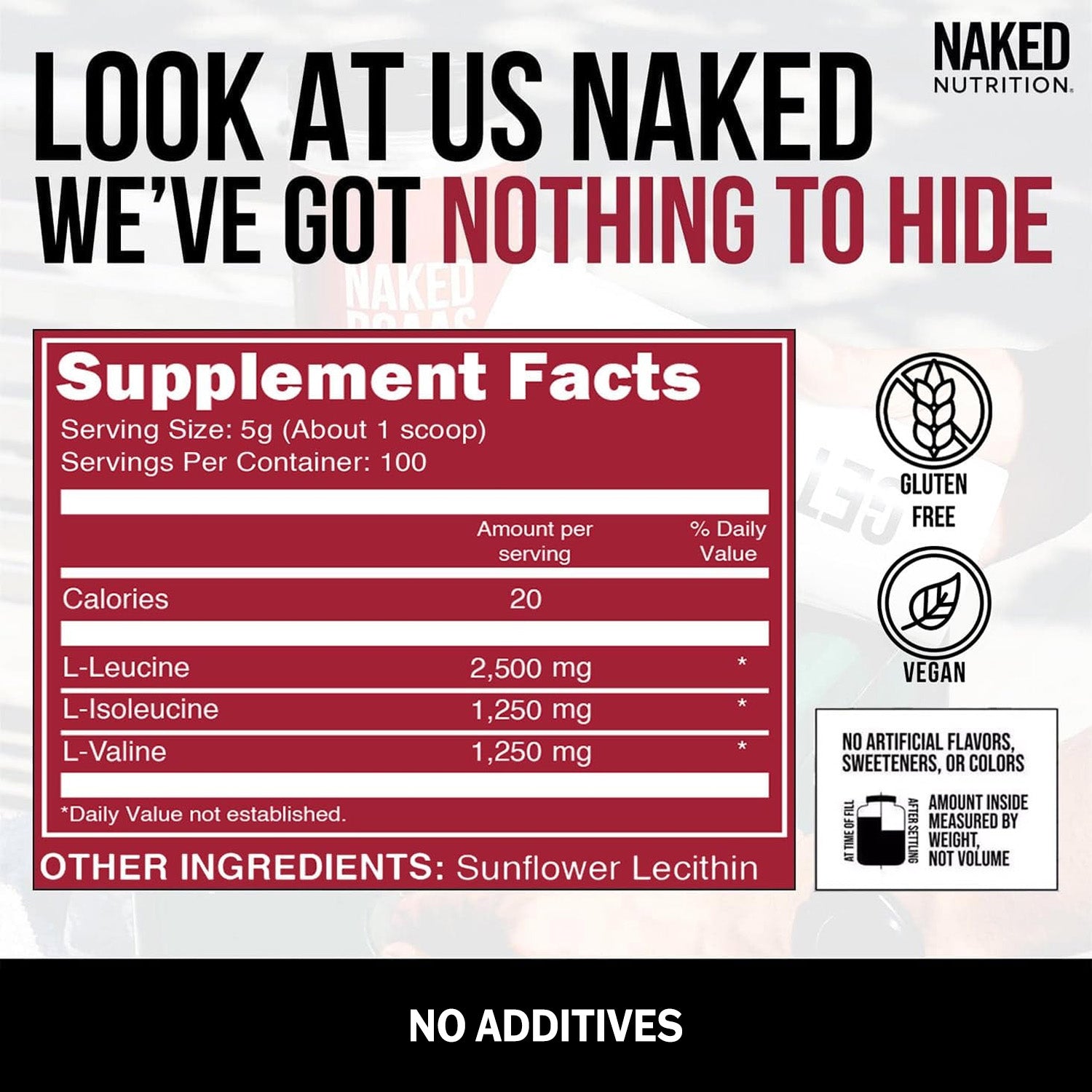 Branched Chain Amino Acids - Branched Chain Amino Acids Made for Quick Mixing Around Workouts