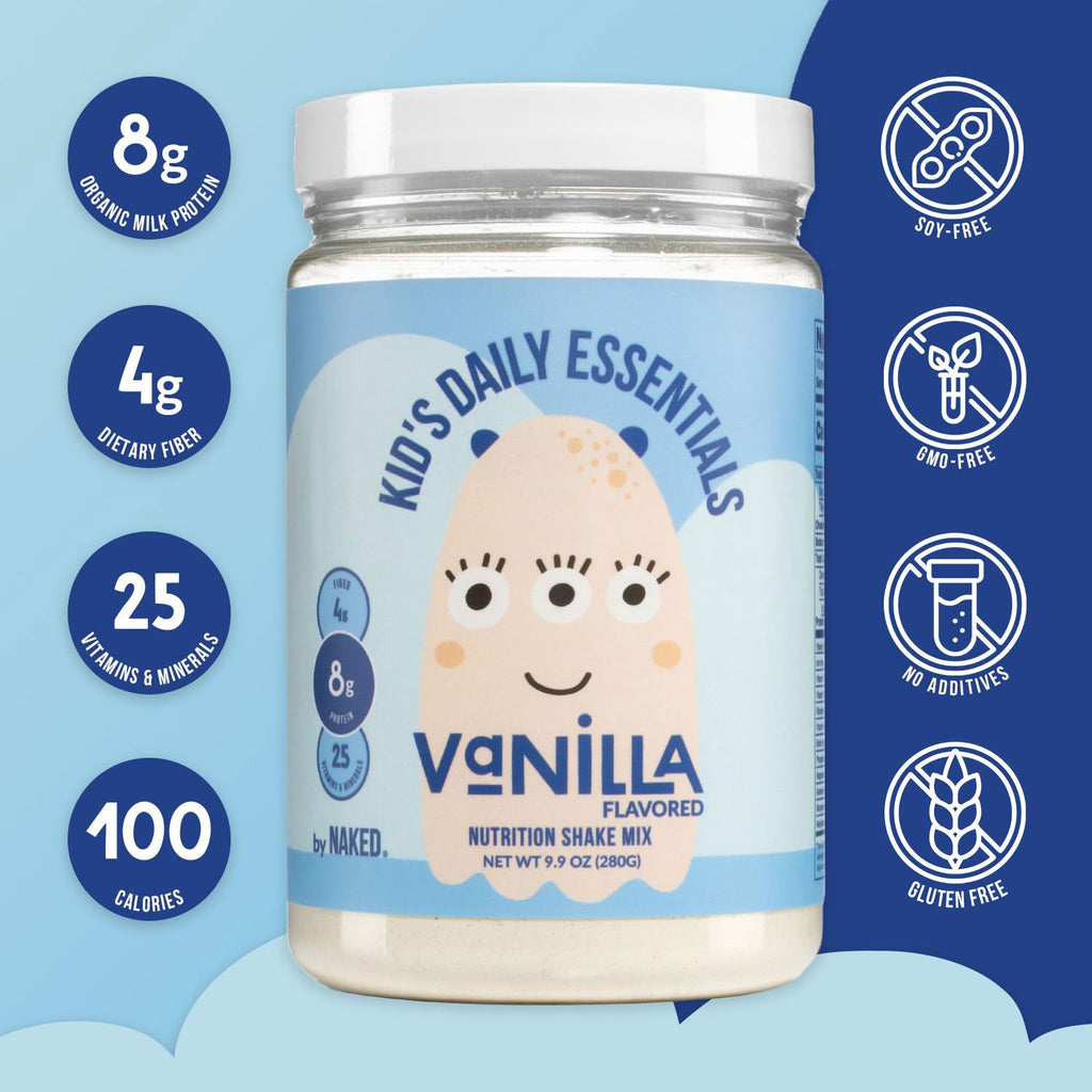 Kids Nutrition Shake - Vanilla Formula Made for Convenient At - Home Use