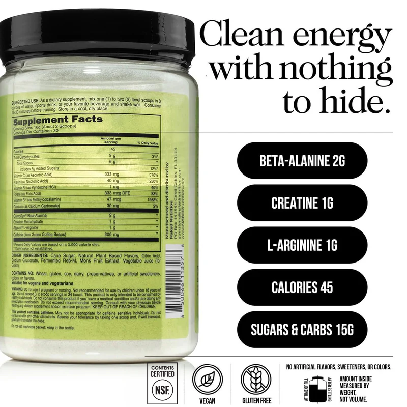 Watermelon Pre Workout Supplement - Watermelon Made for Quick Mixing Around Workouts