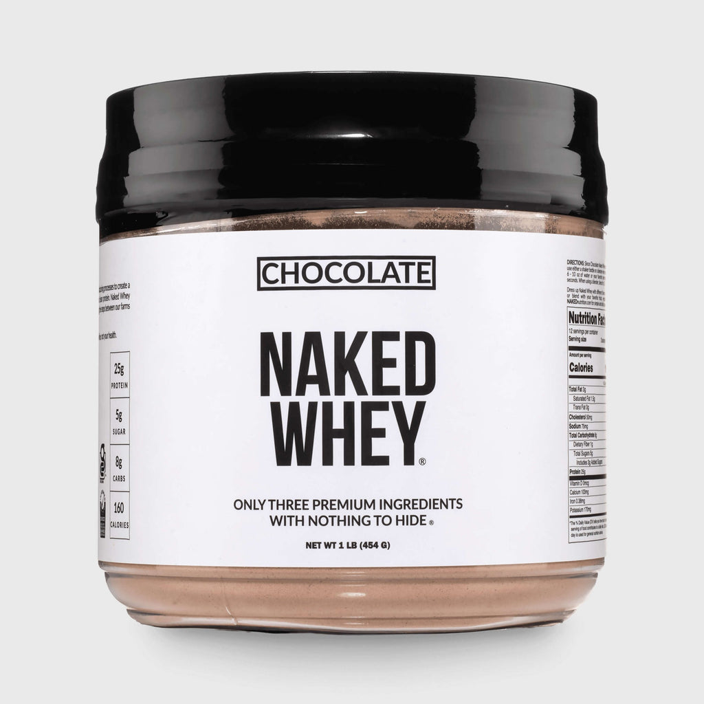 Chocolate Whey Protein Powder 1lb - Chocolate Made for Shakes, Smoothies and Recipes