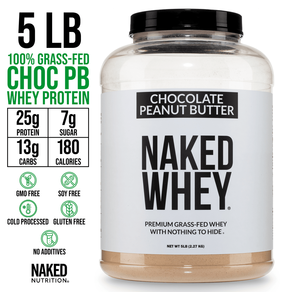 Chocolate Peanut Butter Whey Protein Powder - Chocolate PB Made for Shakes, Smoothies and Recipes