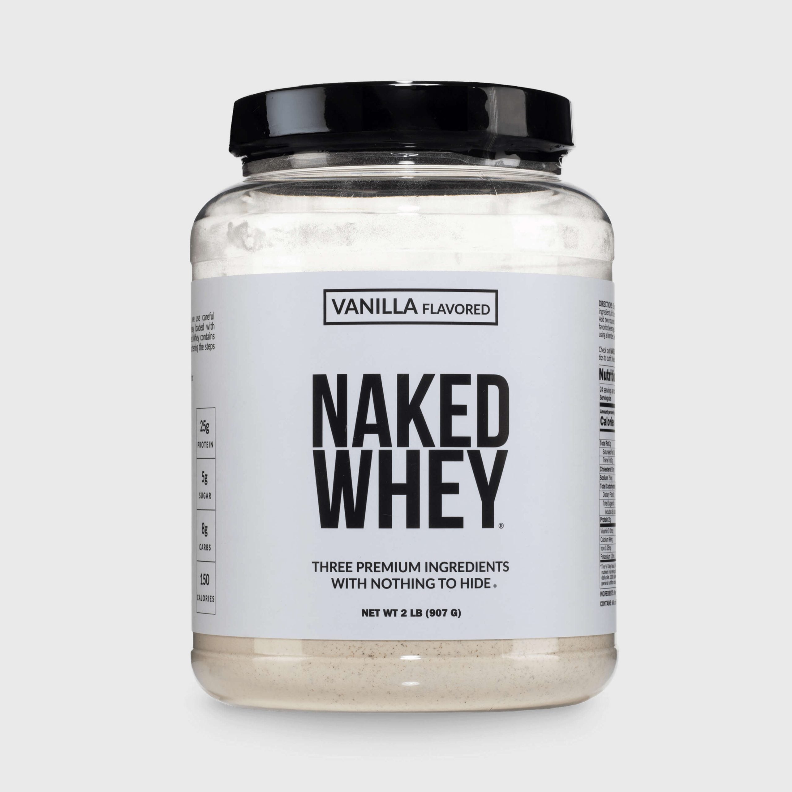 Vanilla Whey Protein Powder - Vanilla - Standard Size Made for Shakes, Smoothies and Recipes