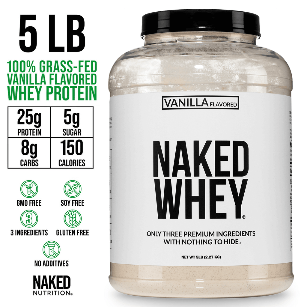 Vanilla Whey Protein Powder - Vanilla - Value Size Made for Shakes, Smoothies and Recipes