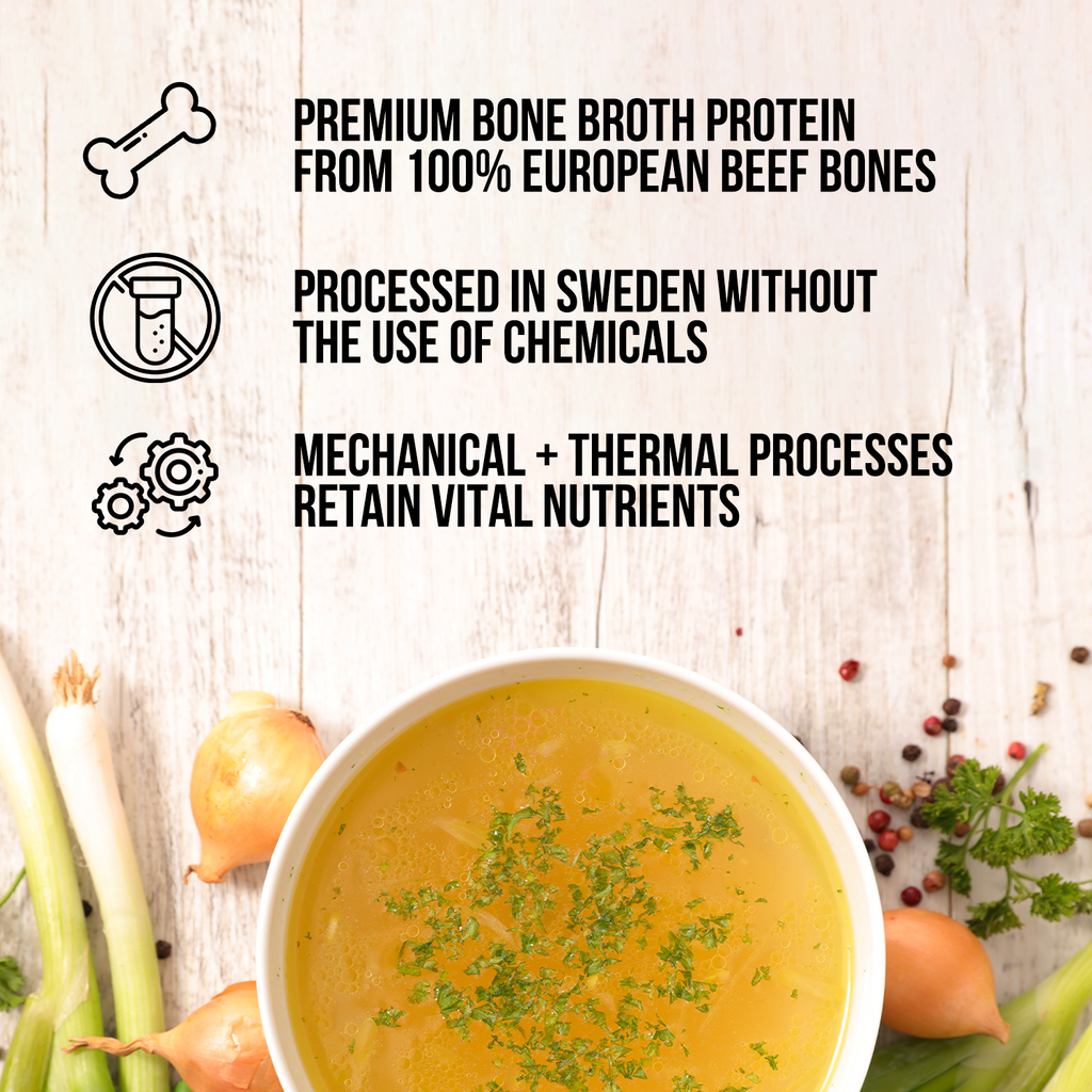 Bone Broth Protein Powder Made for Shakes, Smoothies and Recipes
