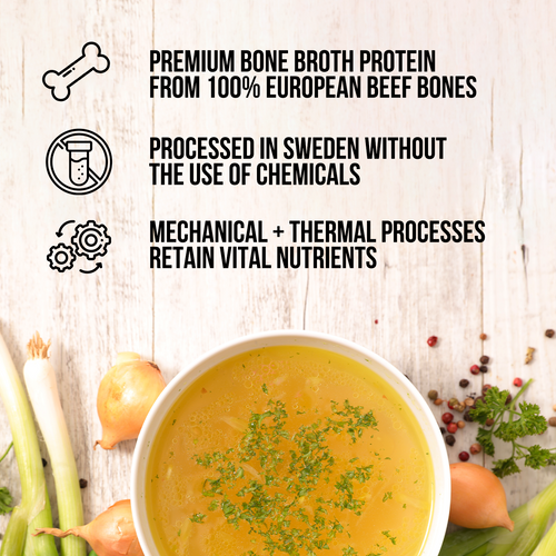 Bone Broth Protein Powder Made for Shakes, Smoothies and Recipes