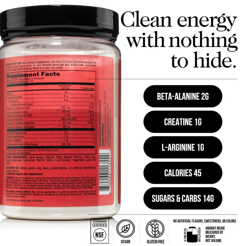Cherry Lime Pre Workout Supplement - Cherry Lime Made for Quick Mixing Around Workouts