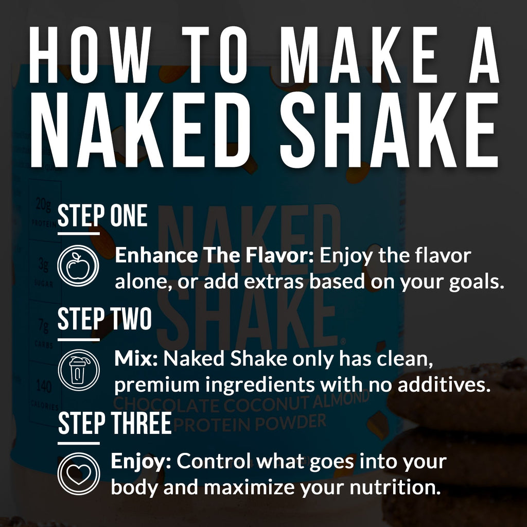 Chocolate Coconut Almond Protein Shake - Chocolate Coconut Almond Made for Quick and Simple Drink Routines