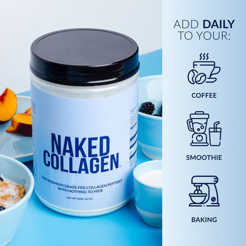 Caramel Collagen Peptides Powder - Caramel Collagen Peptides Made for Convenient Daily Collagen Use
