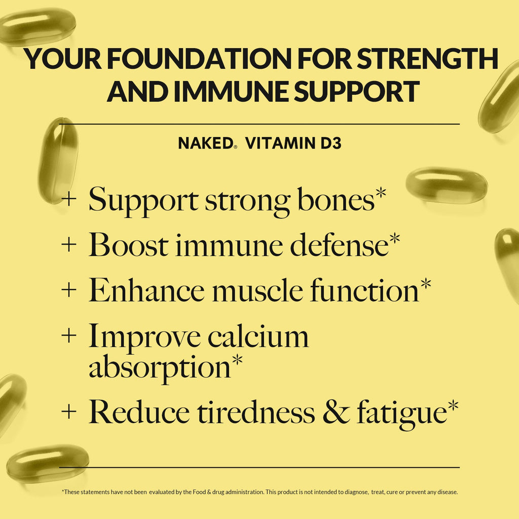 Daily Vitamin D3 Supplement - Vitamin D3 Made for Easy, Consistent Everyday Use