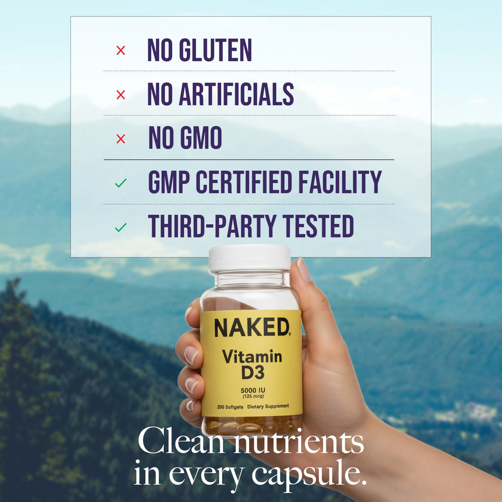 Daily Vitamin D3 Supplement - Vitamin D3 Made for Easy, Consistent Everyday Use