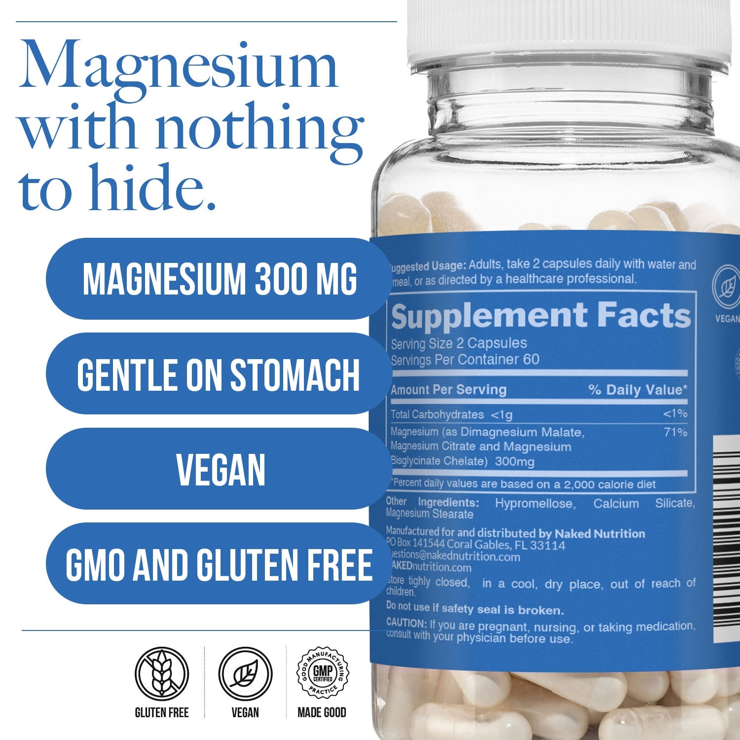 Daily Magnesium Supplement - Magnesium Made for Easy, Consistent Everyday Use