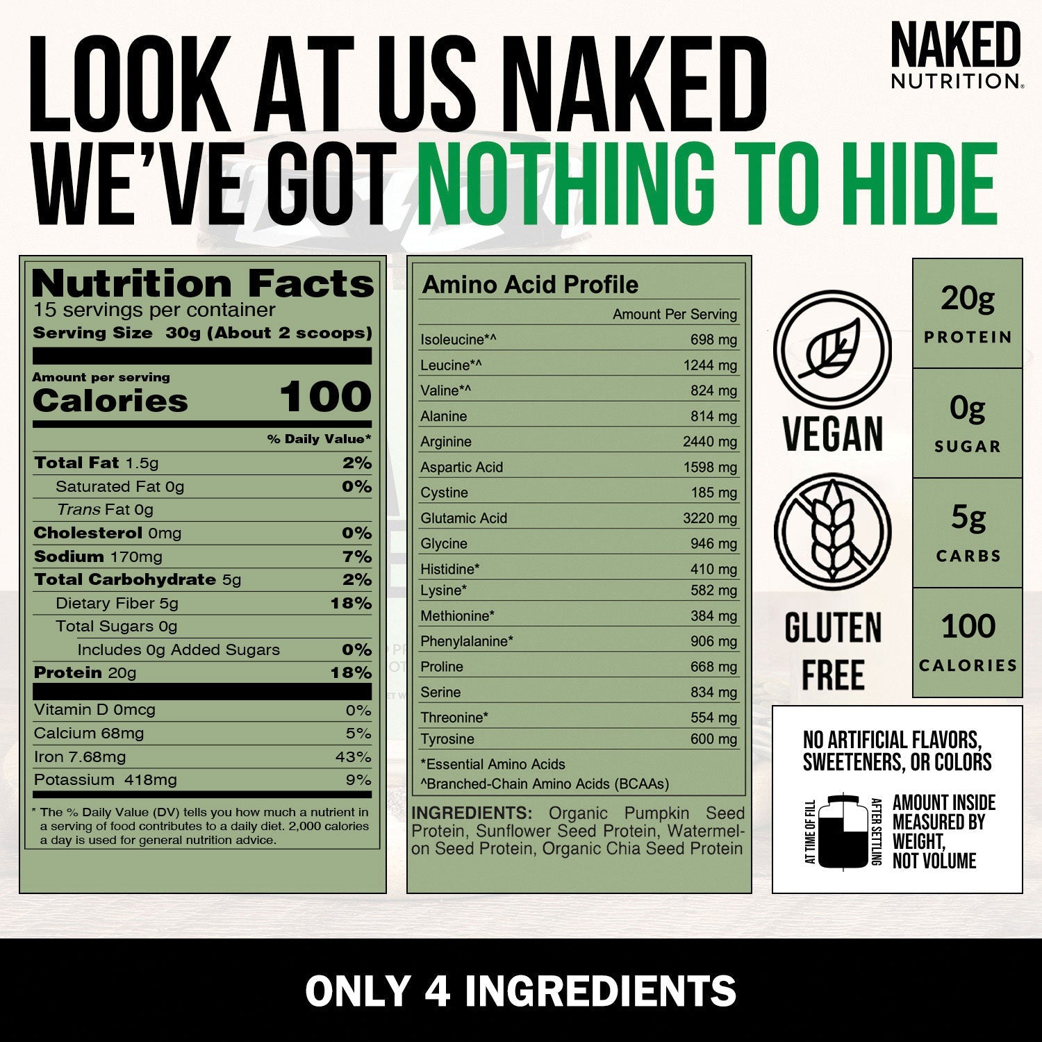 Seed Protein Powder Made for Shakes, Smoothies and Recipes
