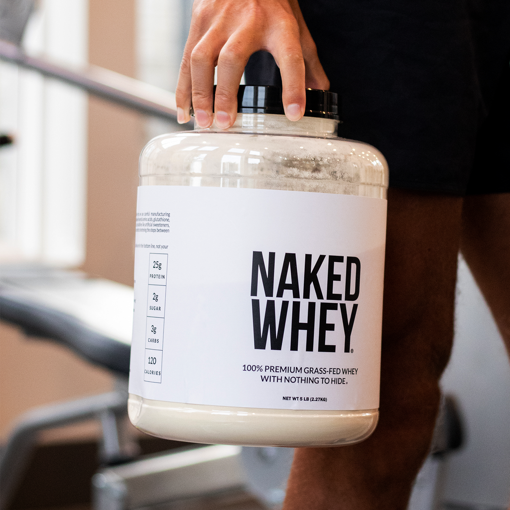 Grass Fed Whey Protein Powder - Unflavored - Standard Size Made for Shakes, Smoothies and Recipes