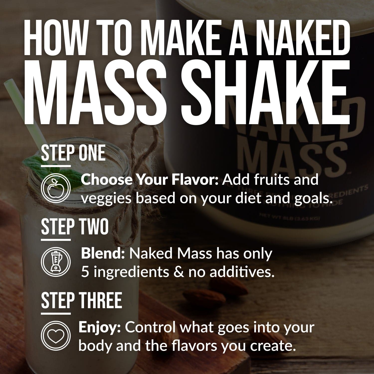 Vanilla Mass Gainer Protein Supplement - Vanilla for Straightforward High - Calorie Nutrition
