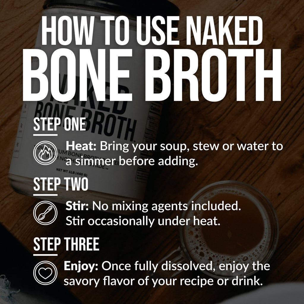 Bone Broth Protein Powder Made for Shakes, Smoothies and Recipes