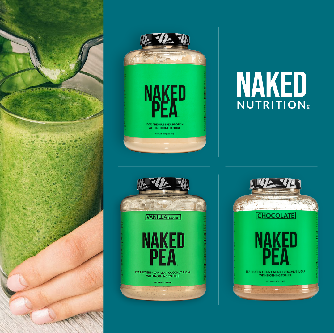 Vanilla Pea Protein Powder - Vanilla - Standard Size Made for Shakes, Smoothies and Recipes