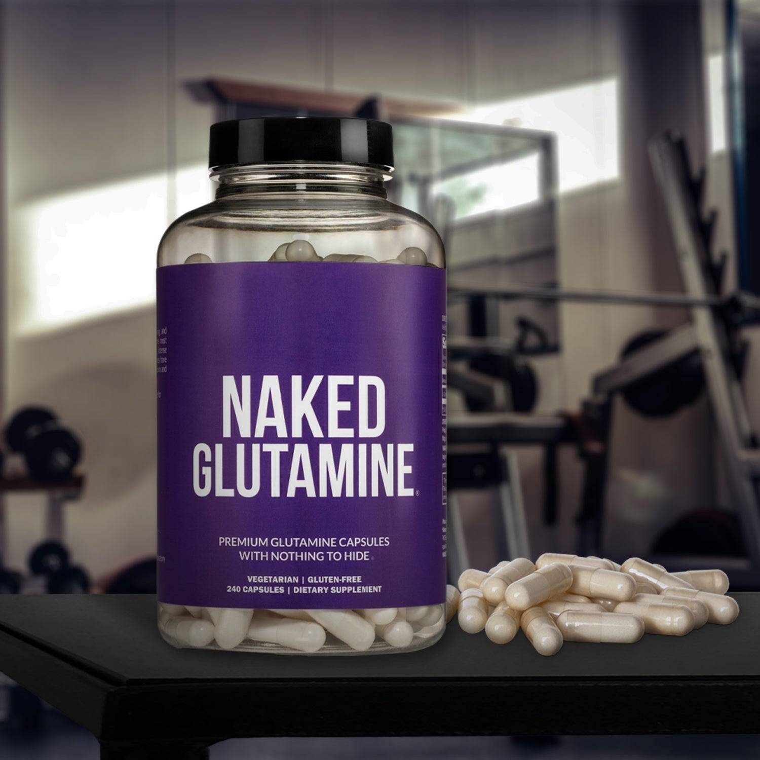 Glutamine Capsules - Capsules Made for Quick Mixing Around Workouts