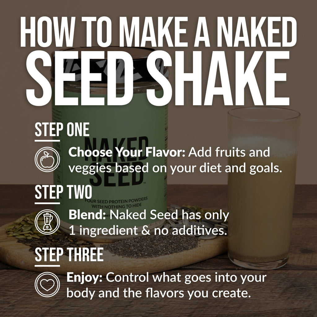 Seed Protein Powder Made for Shakes, Smoothies and Recipes