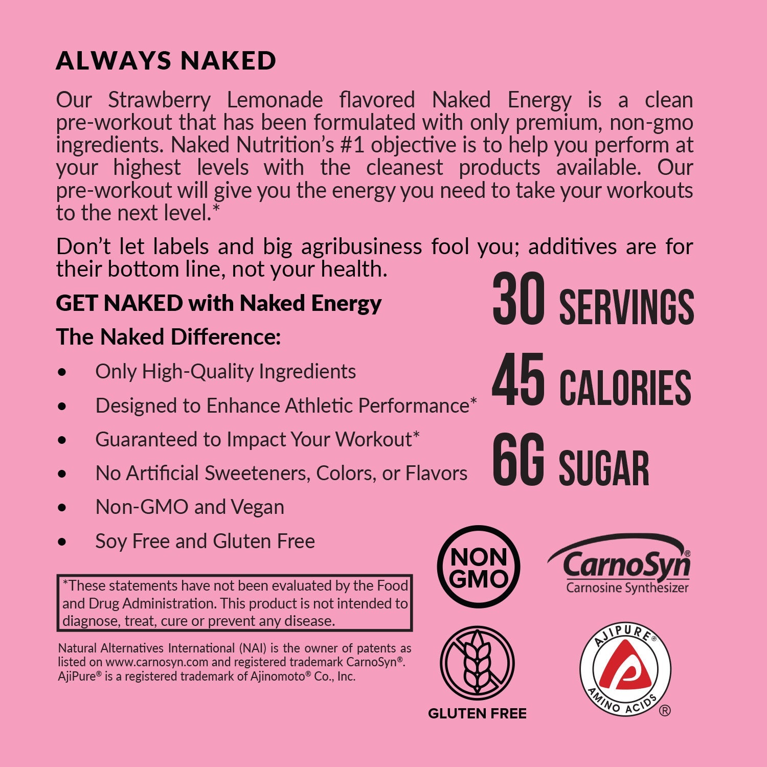 Strawberry Lemonade Pre Workout Supplement - Strawberry Lemonade Made for Quick Mixing Around Workouts