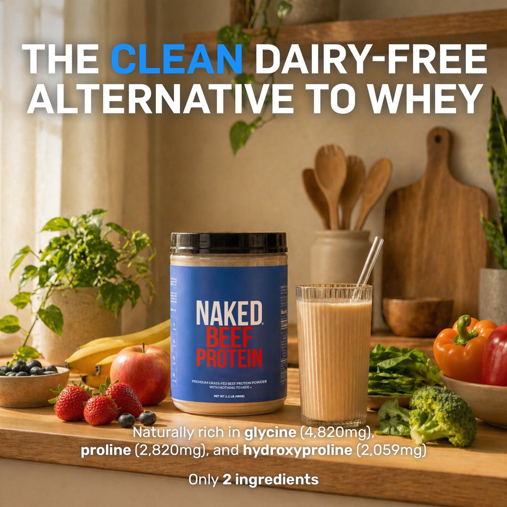 Beef Protein Powder - Unflavored Made for Shakes, Smoothies and Recipes