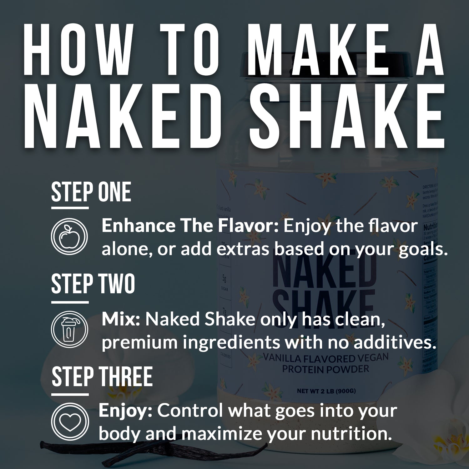 Vanilla Protein Shake - Vanilla Made for Quick and Simple Drink Routines