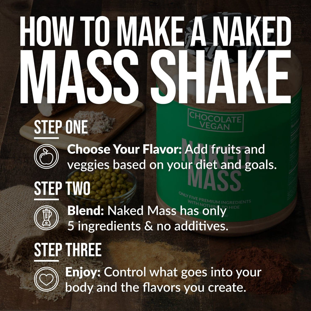 Chocolate Vegan Mass Gainer Supplement - Chocolate (Vegan) for Straightforward High - Calorie Nutrition