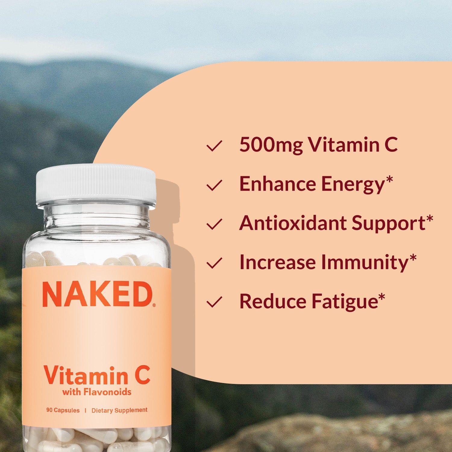 Daily Vitamin C Supplement - Vitamin C Made for Easy, Consistent Everyday Use