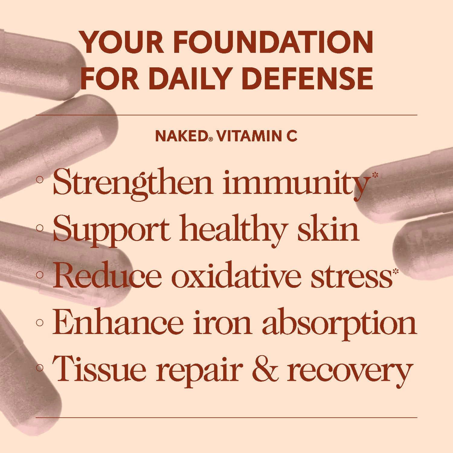 Daily Vitamin C Supplement - Vitamin C Made for Easy, Consistent Everyday Use