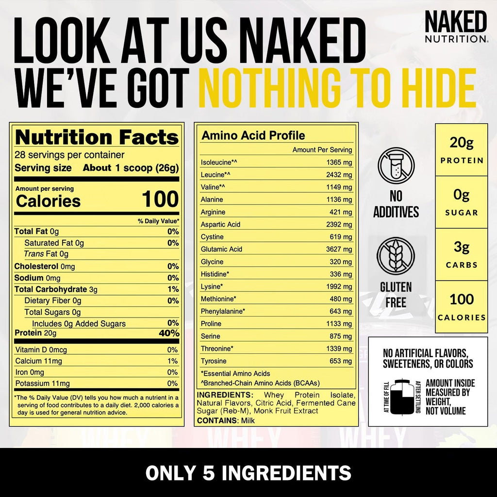 Lemonade Whey Protein Isolate - Lemonade Made for Flexible Home or Travel Use
